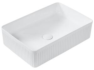 Pultra helyezhető mosdókagyló GELDO 50 x 34 cm Kerámia Fehér
