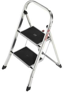 Hailo K70 4392-801 Alumínium Összehajtható fellépő Összecsukható Munkamagasság (max.): 2.25 m Ezüst, Fekete 3.3 kg