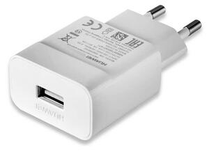 HUAWEI hálózati töltő USB aljzat (5V / 2000mA, 10W, gyorstöltés támogatás) FEHÉR (AP81 / HW-050200E01 / HW-050200E02)