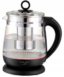 ADLER AD 1299b Vízforraló üveg LED 2200W 1.5L Fekete