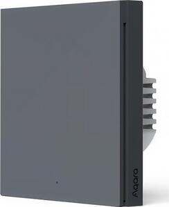 AQARA H1 1 gombos Zigbee 3.0 okos villanykapcsoló (fázis+nulla), szürke
