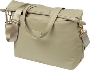 Torba BASIL MANHATTAN COMMUTER OFFICE BICYCLE BAG, HOOK-ON, 12L, Wodoodporna, Taupe (NEW 2025)