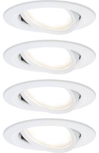 Paulmann Beépíthető lámpa 4 részes készlet LED 18 W Fehér (matt) (4064161242125)