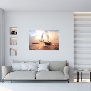 Jacht képe (90x60 cm)