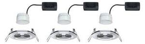 Fürdőszobai beépíthető lámpa 3 részes készlet LED LED 19.5 W IP44 Paulmann Nova Króm (fényes)