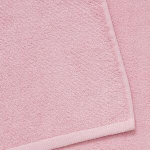 Rózsaszín gyorsan száradó pamut fürdőlepedő 120x70 cm Quick Dry - Catherine Lansfield