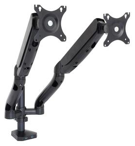 ART RAMM L-18GD 10"-32" Asztali Monitor tartó - Fekete (2 kijelző)