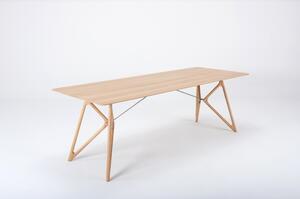 Étkezőasztal tölgyfa asztallappal 240x90 cm Tink - Gazzda