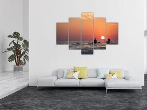 Kenuzók képe naplementekor (150x105 cm)