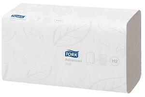 Tork Advanced Interfolded H2 rendszer Kéztörlő hajtogatott - Fehér (21 csomag)
