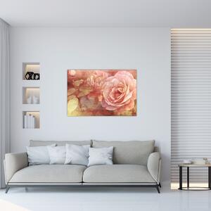Rózsák képe (90x60 cm)