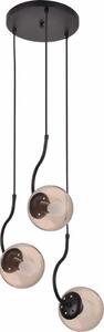 Lampa wisząca Light Prestige Wisząca Hook 3 czarna (LP-125/3P BK) - Light Prestige