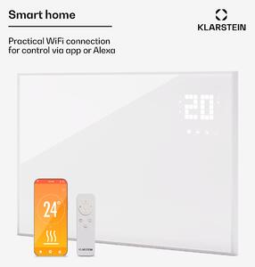 Klarstein Wonderwall Smart Bornholm, Infravörös hősugárzó, 90 x 50 cm, App, 480 W