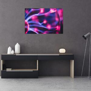 Absztrakt lila kép (90x60 cm)
