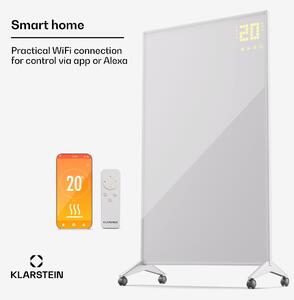 Klarstein Wonderwall Smart Bornholm, infravörös hősugárzó, 60 x 100 cm, 600 W, applikáció