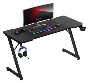 Huzaro Hero 3.3 Gamer asztal 140 x 60 x 74 cm - Fekete