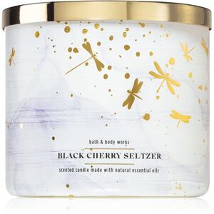 Bath & Body Works Black Cherry Seltzer illatos gyertya 411 g