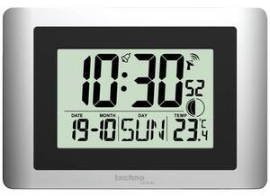 Techno Line (WS8028) Rádiójel vezérlésű Rádiójel vezérlésű óra 220 mm x 56 mm x 150 mm x 56 mm Ezüst