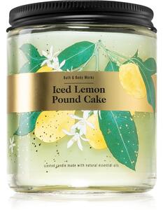 Bath & Body Works Iced Lemon Pound Cake illatos gyertya 198 g