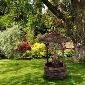 Blumfeldt Loreley, kerti kút, kerti dekoráció, 135 cm, fenyőfa