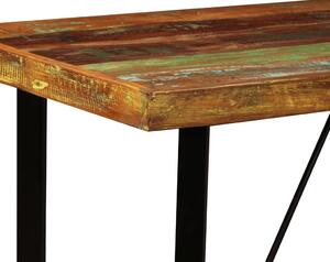 VidaXL tömör újrahasznosított fa bárasztal 120 x 60 x 107 cm