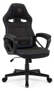 SENSE7 Knight gamer szék szövet fekete-kék
