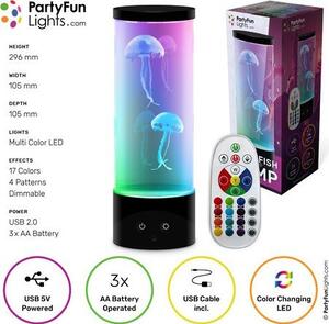 Gople lampe med fjernbetjening H: 30cm
