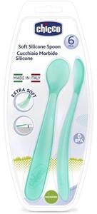Chicco szilikon kanál 2 db kék 6 m+