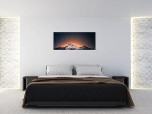 Egy éjszakai égbolt és a hegy képe (120x50 cm)