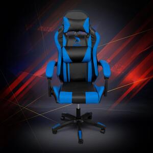 Warrior gamer szék, forgószék kék (GAMER-BASIC-1-BLUE)