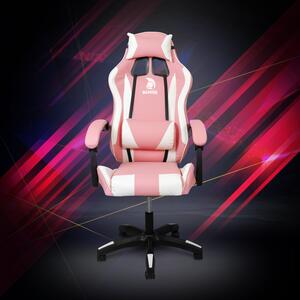 Warrior gamer szék, forgószék rózsaszín (GAMER-BASIC-1-PINK)