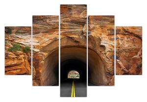 Kép - alagút a sziklaban (150x105 cm)