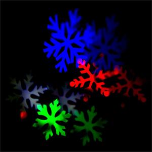 Blumfeldt Snowdance, LED kivetítő, hópelyhek, vízálló, 4 szín, IP65
