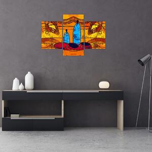 Kép - Ősi festészet (90x60 cm)