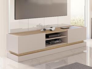 TV-állvány Comfivo Tilia, Laminált forgácslap, 47x200x37cm, Tölgy, Kasmír