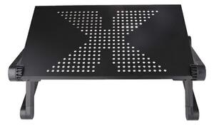Összecsukható laptop asztal, állvány fekete multifunkciós (laptop-desk-1-black)