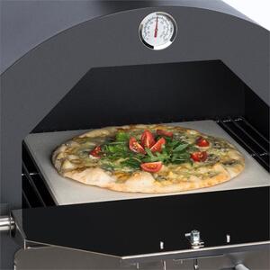 Klarstein Pizzaiolo Perfetto, pizzakő, 30,5 x 1 x 30,5 cm, samott kő
