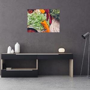 Zöldségek képe (70x50 cm)