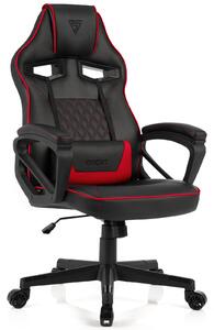 SENSE7 Knight Gamer Szék Fekete-Piros Ökológiai Bőr