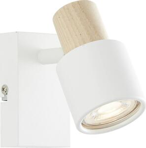 Brilliant Pini Fali lámpa GU10 Fehér, Fa (10145/75)