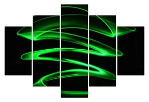 Kép - neonhullámok (150x105 cm)