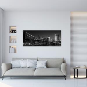 A New York-i Brooklyn-híd képe (120x50 cm)
