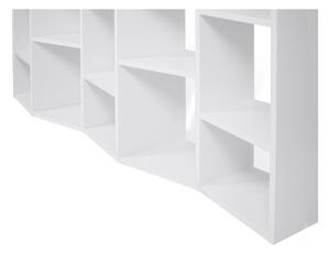 Valsa fehér könyvespolc, szélesség 182 cm - TemaHome