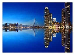 Kép - éjszaka Rotterdam (70x50 cm)