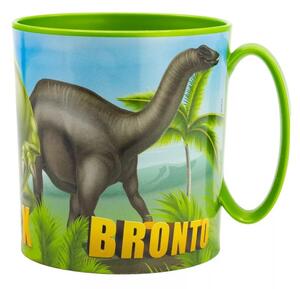 Dinoszaurusz mintás Műanyag gyerek Bögre 300ml - Zöld