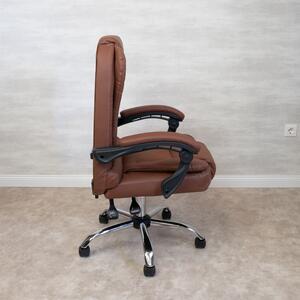 Főnöki irodai szék, forgószék barna (JM-09-BROWN-6)