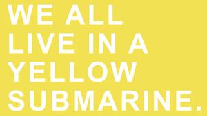 Illusztráció We all live in a yellow submarine, Finlay & Noa, (30 x 40 cm)