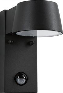 LED-es kültéri fali lámpa mozgásérzékelővel 6 W, szürke, Paulmann Capea 94453