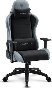 SENSE7 Spellcaster FUKU XL PU gamer szék fekete-szürke