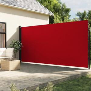 VidaXL piros behúzható oldalsó napellenző 220 x 300 cm